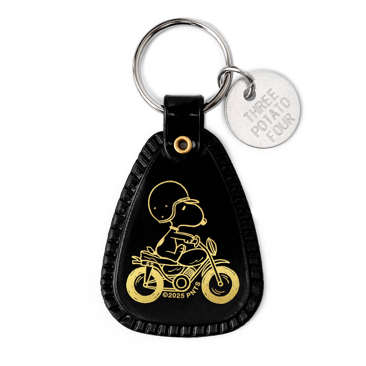 3P4 x Peanuts® - Snoopy Motorcycle Saddle Keychain– Clothing and