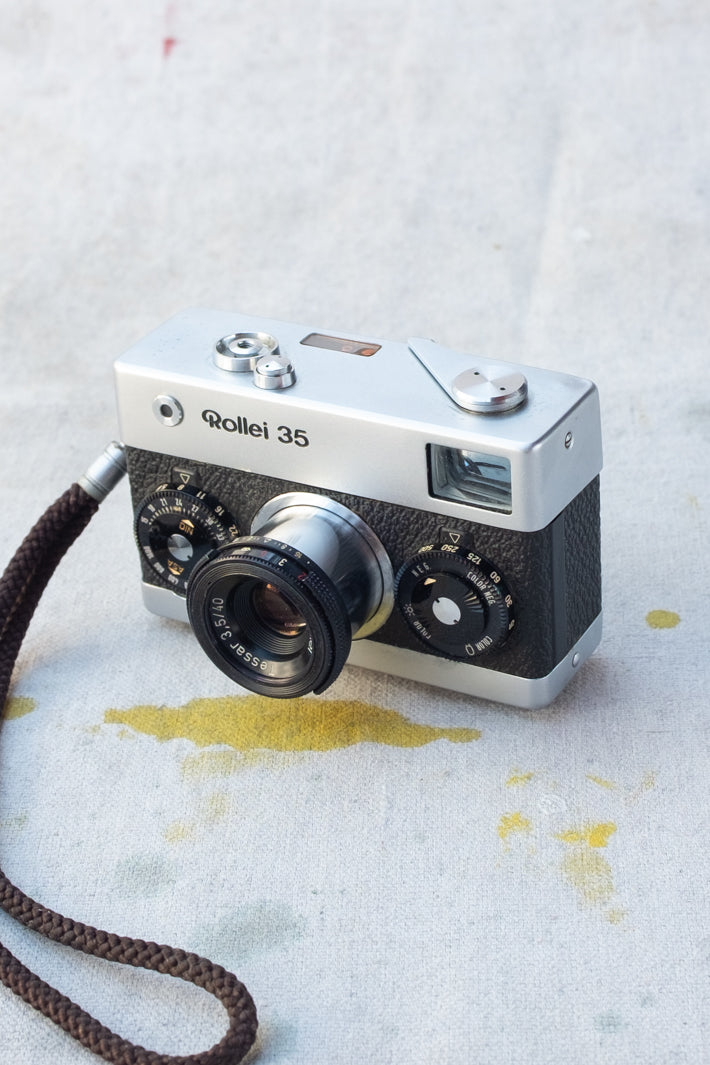 Rollei 35 Film Camera - Silver / Black– Clothing and Home Goods in