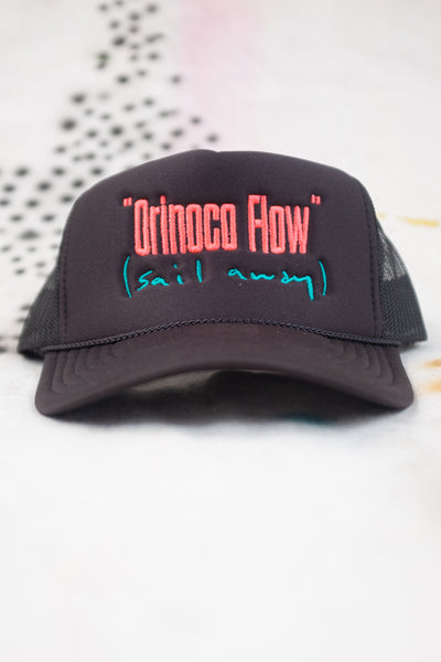 Orinoco Flow Trucker Cap - Sail Away Black - Clothing and Home Goods in Los Angeles - Virgil Normal 