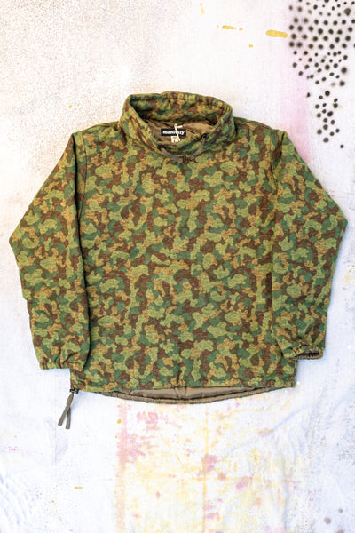 Insulated Mock Neck Pullover - Jacquard Green Camo - Clothing and Home Goods in Los Angeles - Virgil Normal 