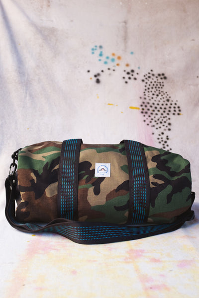 Duffle Bag - Woodland Camo - Clothing and Home Goods in Los Angeles - Virgil Normal 
