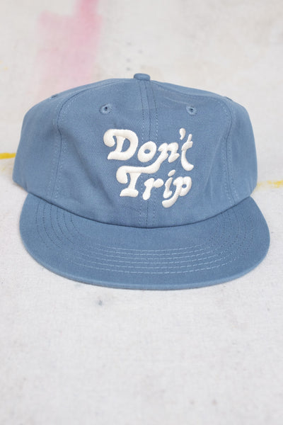 Don't Trip Strap Back Hat - Blue - Clothing and Home Goods in Los Angeles - Virgil Normal 