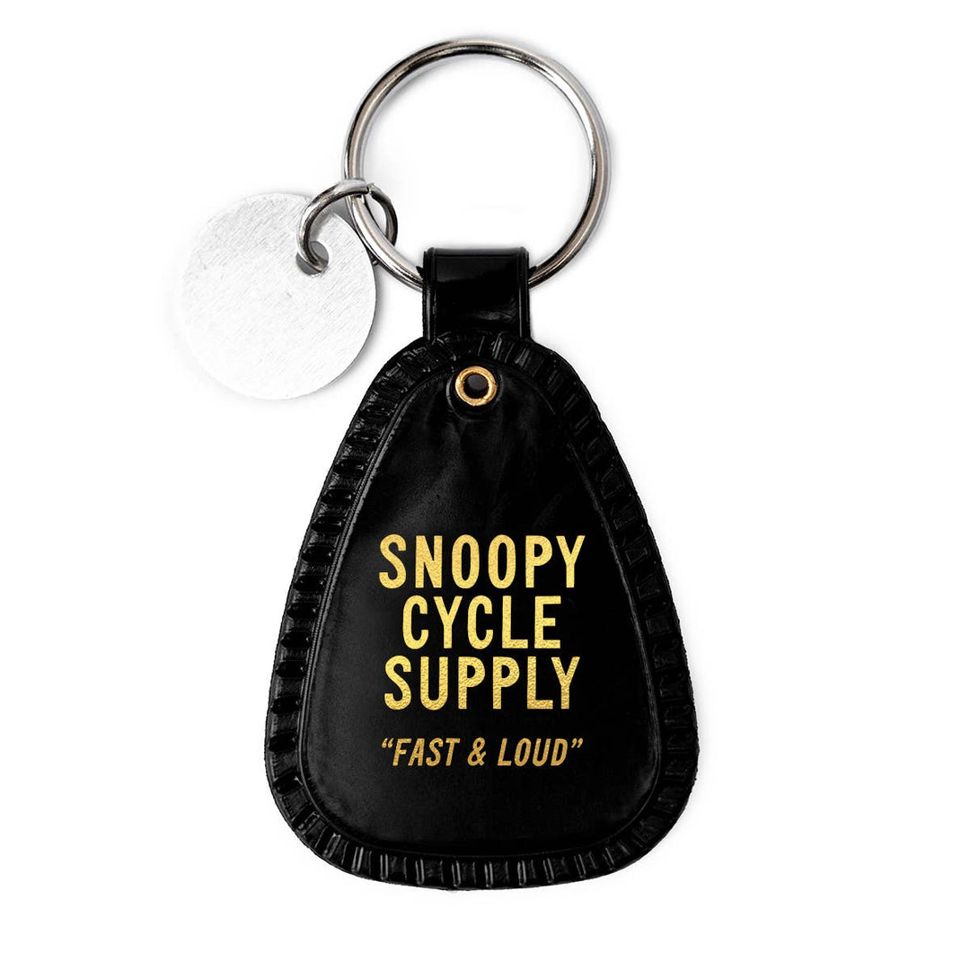 3P4 x Peanuts® - Snoopy Motorcycle Saddle Keychain– Clothing and