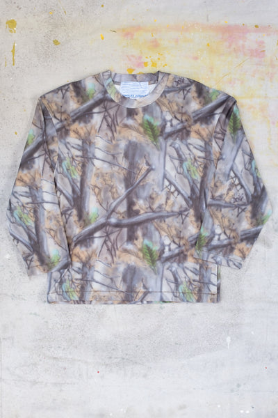 Fake Tree Camo Long Sleeve Tee - Forest - Clothing and Home Goods in Los Angeles - Virgil Normal 