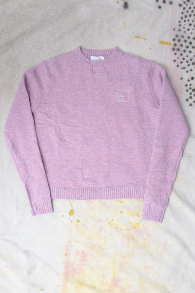 Brushed Wool Crewneck Sweater - Lavender - Clothing and Home Goods in Los Angeles - Virgil Normal 