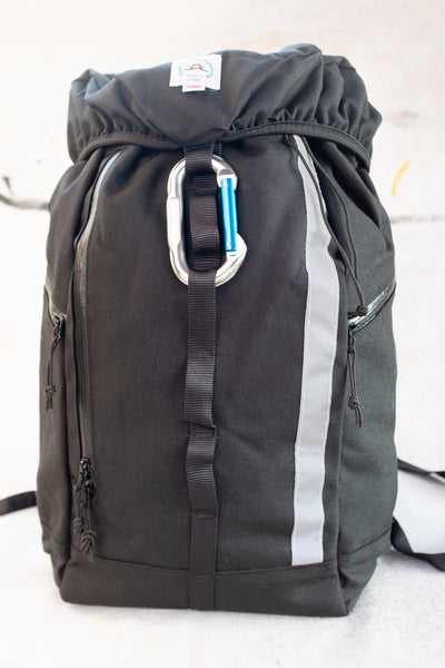 Reflective LC Pack - Black / Silver Carabiner - Clothing and Home Goods in Los Angeles - Virgil Normal 