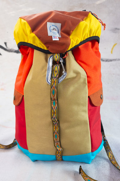 Medium Climb Pack - Multi-Color Yellow Cap - Clothing and Home Goods in Los Angeles - Virgil Normal 