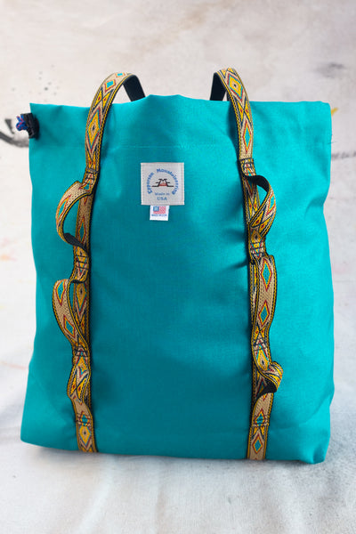 Climb Tote - Turquoise - Clothing and Home Goods in Los Angeles - Virgil Normal 