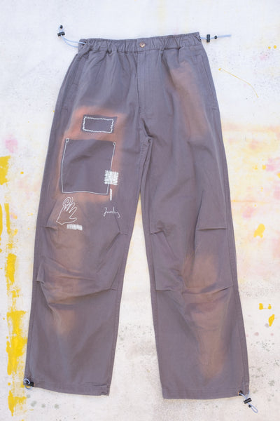 Repaired Butt Zip Pant - Grey - Clothing and Home Goods in Los Angeles - Virgil Normal 