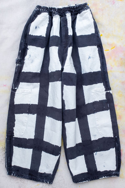 Chef Pants - Licorice Check - Clothing and Home Goods in Los Angeles - Virgil Normal 