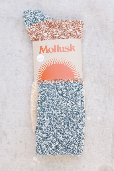 Color Block Utility Socks - Earth - Clothing and Home Goods in Los Angeles - Virgil Normal 