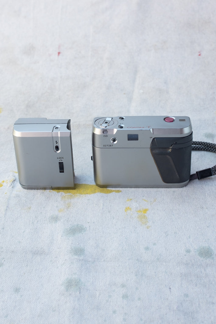 Contax T 35 mm Rangefinder Film Camera - Titanium | Clothing and