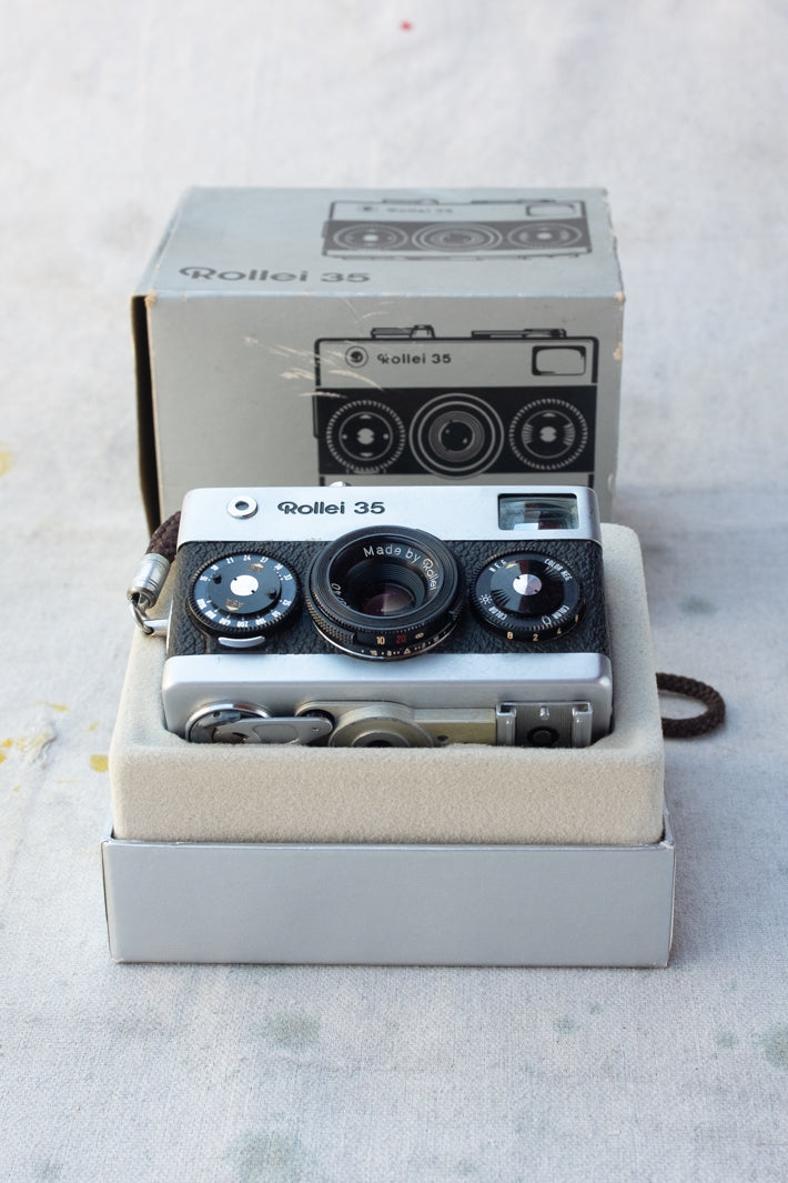 Rollei 35 Film Camera - Silver / Black– Clothing and Home Goods in