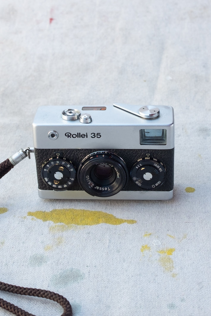 Rollei 35 Film Camera - Silver / Black– Clothing and Home Goods in