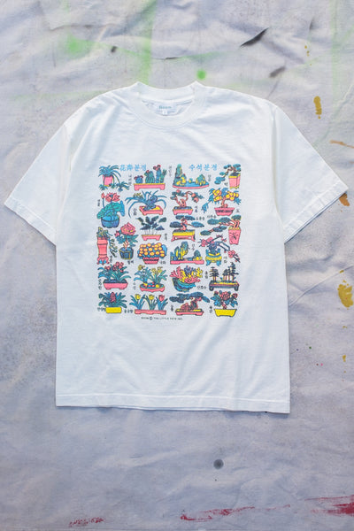 Bun-Jae Arrangements  Short Sleeve T-shirt - White - Clothing and Home Goods in Los Angeles - Virgil Normal 