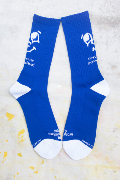 Kanban Face Socks - Dodger Blue - Clothing and Home Goods in Los Angeles - Virgil Normal 