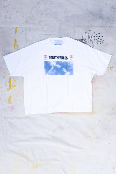 Togetherness Ribbed Raglan Short Sleeve T-shirt - White - Clothing and Home Goods in Los Angeles - Virgil Normal 