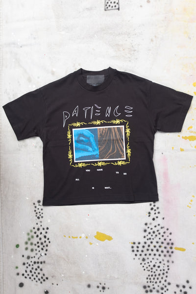Patience Short Sleeve Tee - Black - Clothing and Home Goods in Los Angeles - Virgil Normal 