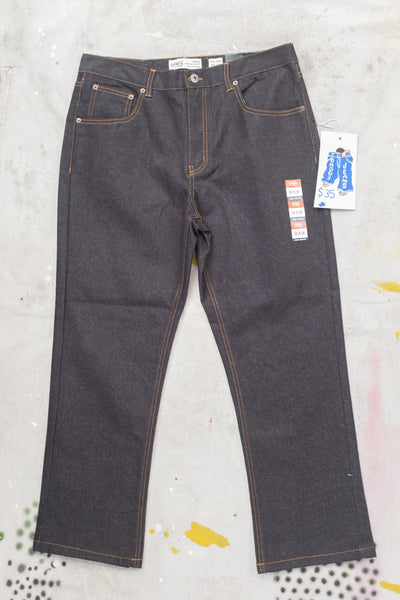 13 Oz. Raw Denim Jeans - Black Denim - Clothing and Home Goods in Los Angeles - Virgil Normal 