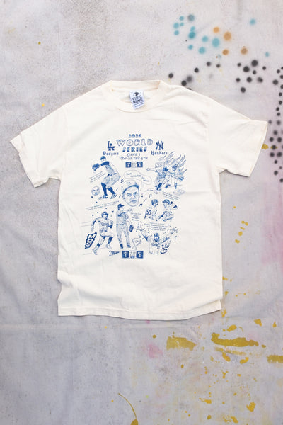 Top Of The 5th Inning Short Sleeve Boys Of Summer Shirt - Off White - Clothing and Home Goods in Los Angeles - Virgil Normal 