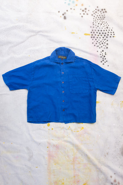 Work Shirt - Blueberry Linen - Clothing and Home Goods in Los Angeles - Virgil Normal 