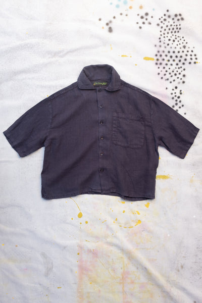 Work Shirt - Black Sesame Linen - Clothing and Home Goods in Los Angeles - Virgil Normal 