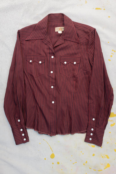 Vintage Vaquero Shirt - Red - Clothing and Home Goods in Los Angeles - Virgil Normal 