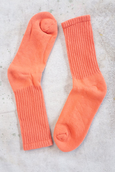 The Solid Sock - Peach - Clothing and Home Goods in Los Angeles - Virgil Normal 