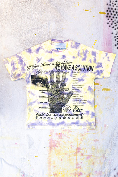 Solutions tie Dye Tee - Yellow - Clothing and Home Goods in Los Angeles - Virgil Normal 