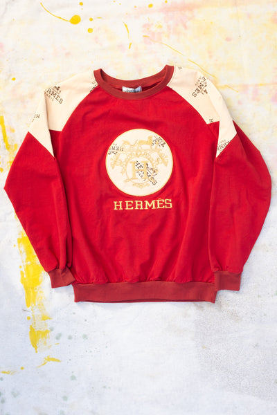Bootleg Hermes Lightweight Crewneck Sweatshirt - Clothing and Home Goods in Los Angeles - Virgil Normal 
