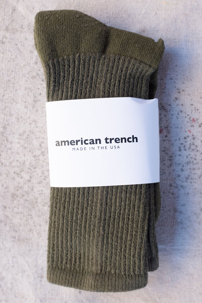 Mil Spec Sport Sock - Olive - Clothing and Home Goods in Los Angeles - Virgil Normal 