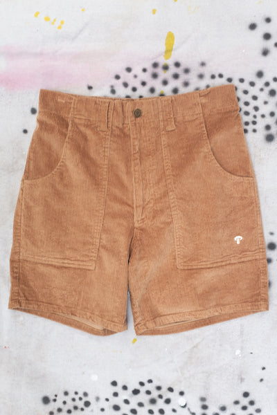 Corduroy Shroom Shorts - Almond - Clothing and Home Goods in Los Angeles - Virgil Normal 