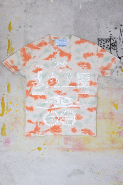 Live Your Life With Ease Short Sleeve T-shirt - Tie Dye - Clothing and Home Goods in Los Angeles - Virgil Normal 