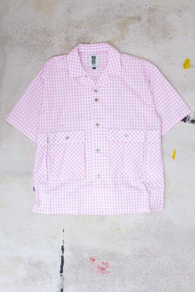 Drug Dealer 7 Pocket Shirt - Pink Gingham - Clothing and Home Goods in Los Angeles - Virgil Normal 