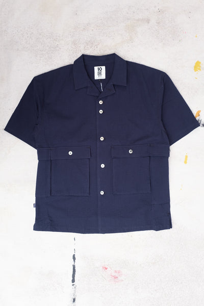 Drug Dealer 7 Pocket Shirt - Navy - Clothing and Home Goods in Los Angeles - Virgil Normal 