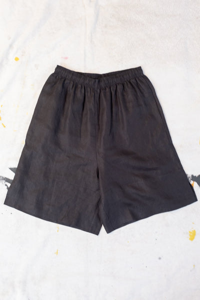 D.P. Shorts - Black Linen - Clothing and Home Goods in Los Angeles - Virgil Normal 