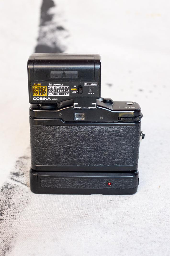 Cosina CX-2 Complete 35mm Camera Kit With Camera, Auto