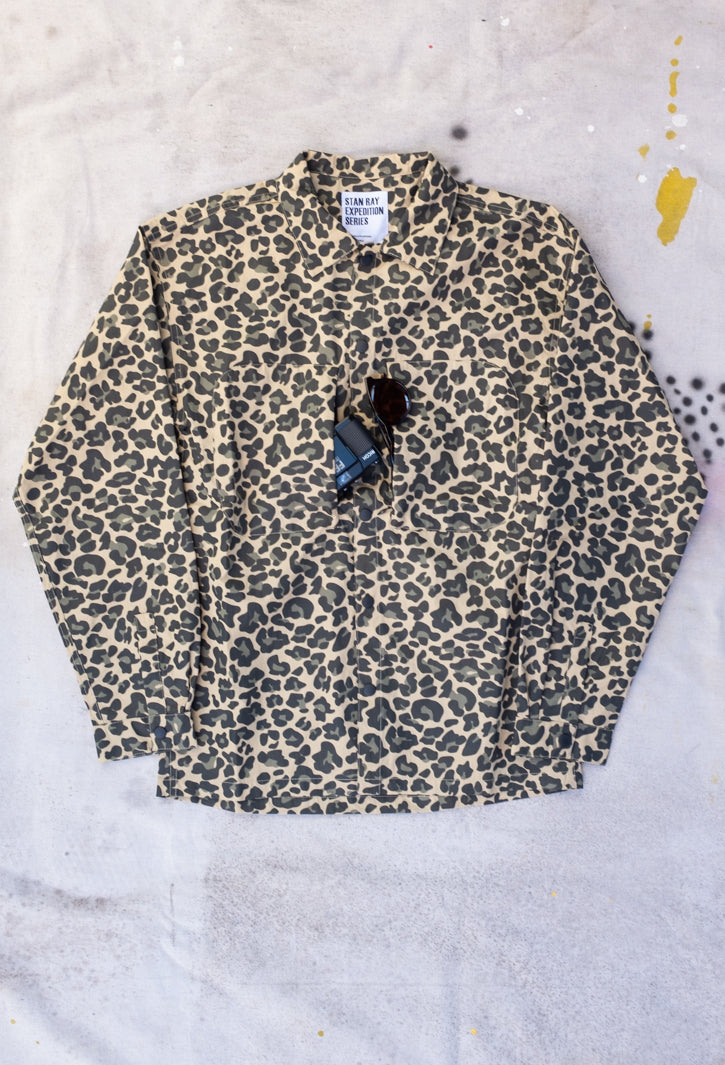 Leopard Camo Windbreaker | Clothing and Home Goods in Los Angeles