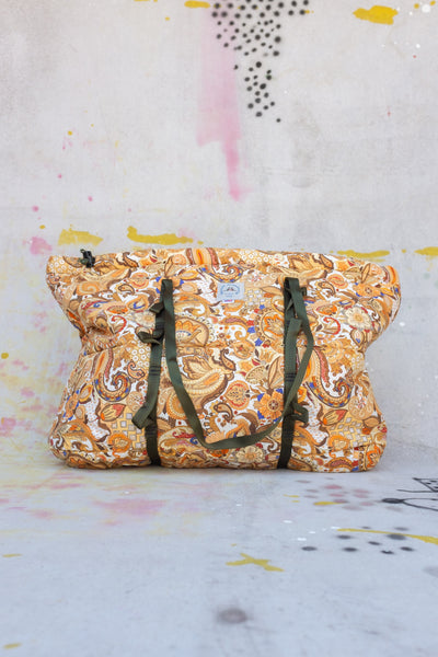 Large Quilted Climb Tote - Yellow Paisley - Clothing and Home Goods in Los Angeles - Virgil Normal 