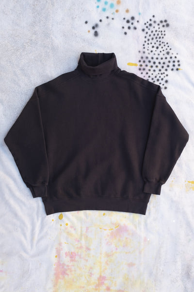 Turtle neck Sweatshirt - Black - Clothing and Home Goods in Los Angeles - Virgil Normal 