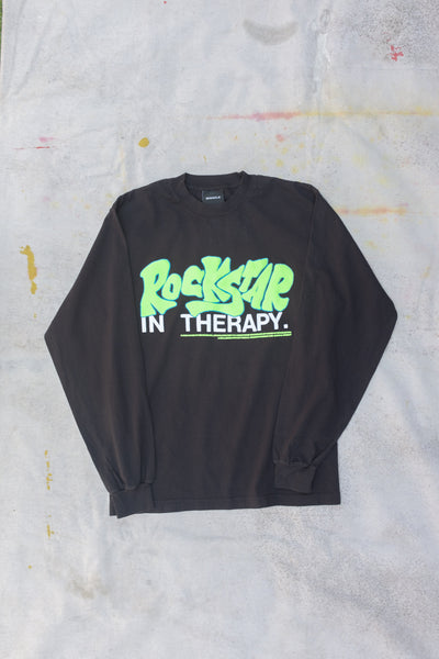 Rockstar Long Sleeve T-shirt - Black - Clothing and Home Goods in Los Angeles - Virgil Normal 