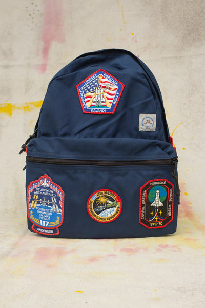 Day Pack W/ Vintage Nasa Patches - Midnight - Clothing and Home Goods in Los Angeles - Virgil Normal 